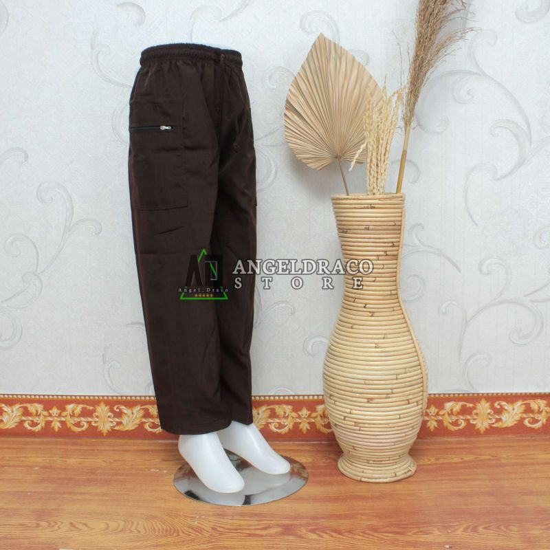 Sirwal Anak Coklat / Sirwal / Sirwal Anak / Sirwal Anak Size S M L XL / Celana Sirwal Anak Coklat / 