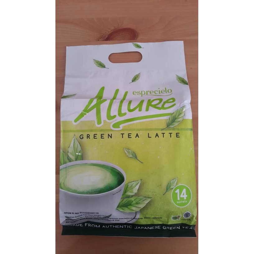 (14 sachets) Esprecielo Allure Green Tea Latte, Matcha Latte