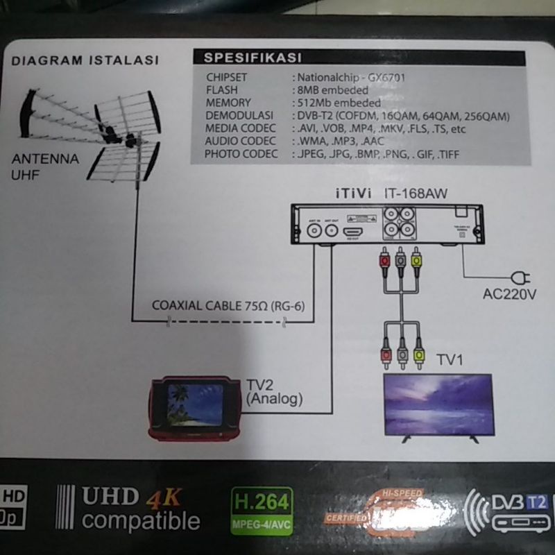 SET TOP BOX DVB mitsonic