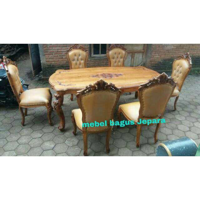 Meja makan royal mebel Jepara mebel jati Jepara mebel bagus Jepara mebel berkualitas