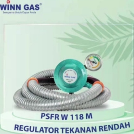 WINN GAS PAKET  REGULATOR FLEXIBLE W 118 METER