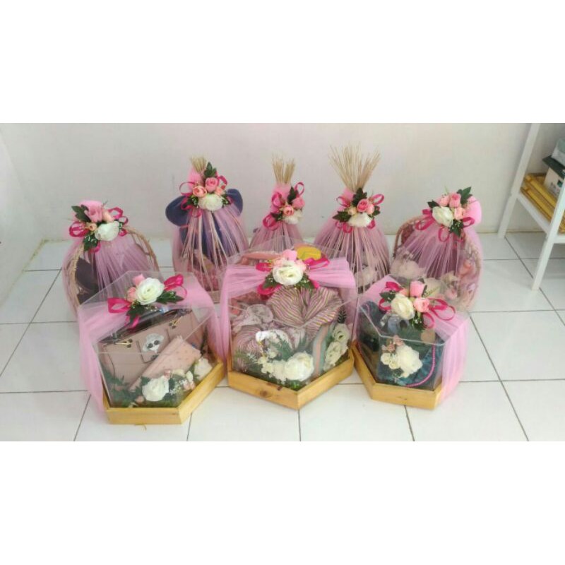 paket seserahan model rustik