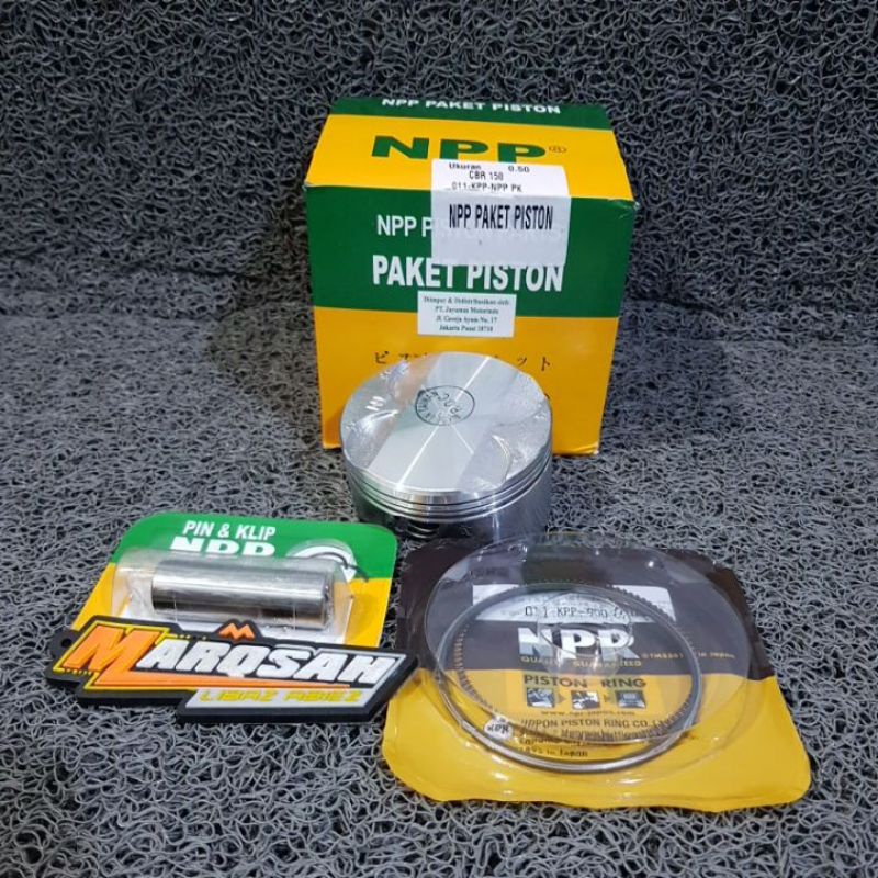 Piston Kit CBR 150 NPP Piston CBR 150 Pin 15 set ring piston STD 50 100 150 200 250 300 350 400 marqsah libaz abeiz-Piston kit CBR