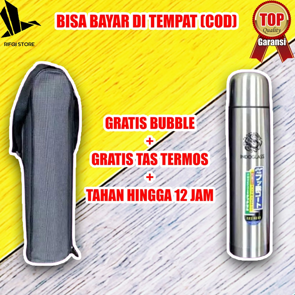 TERMOS AIR PANAS TREMOS STAINLESS STEEL 500 ML FREE TAS TERMOS AIR PANAS ES KECIL MINI POLOS E093.2