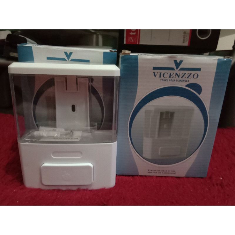 Tempat Sabun Cair Tekan Vicenzzo 350ml / Touch Soap Dispenser