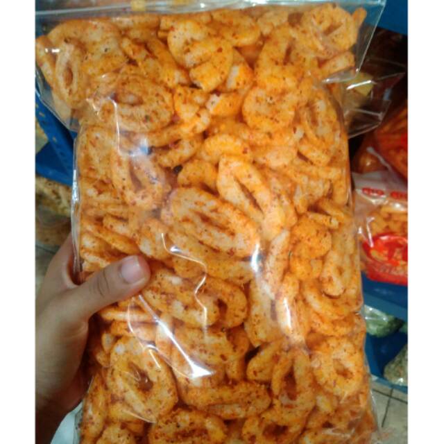 

Krupuk Ikan Pedas Coin Super Pedas / Camilan Kerupuk / Cemilan Snack 150g