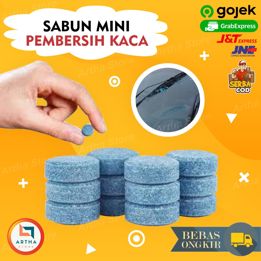 Sabun Pembersih Kaca Mobil Tablet Pembersih Wiper