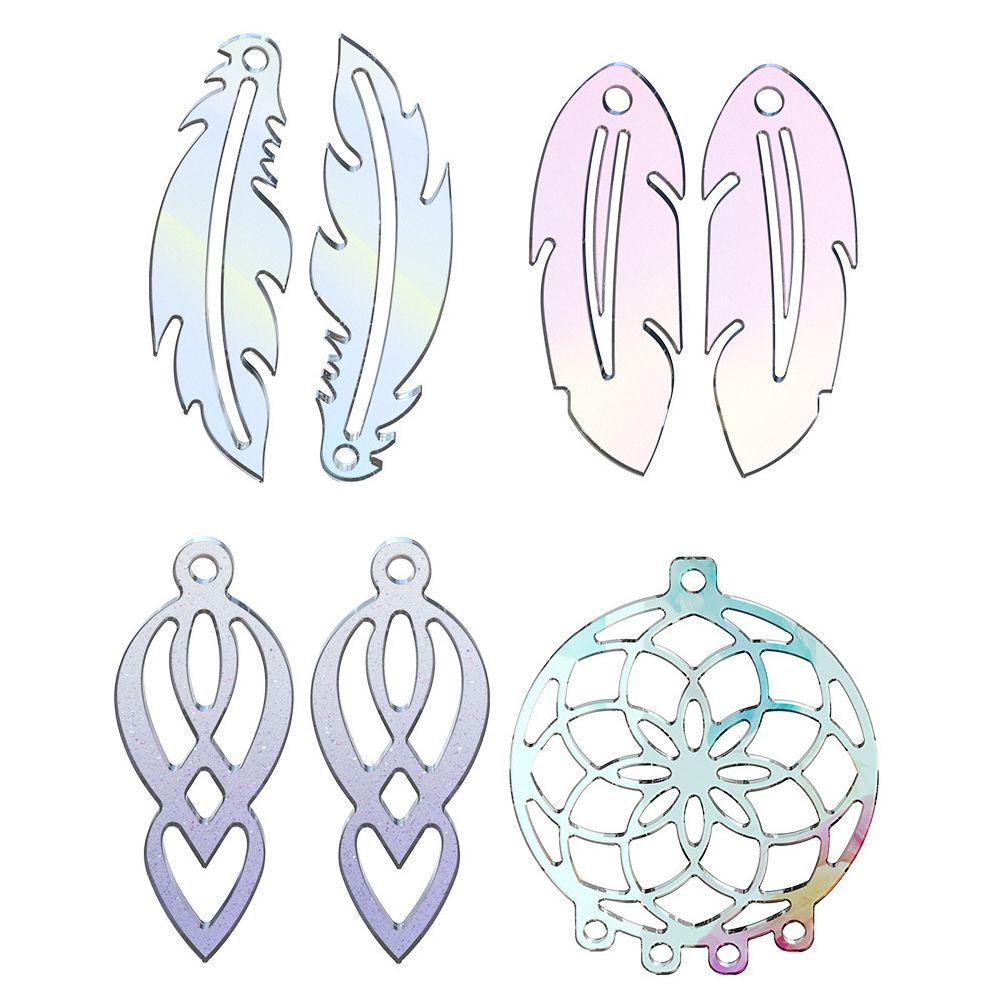 R-flower Dream Catcher Mold Cetakan Silikon Pengecoran Baru Handmade Silicone Mold Untuk Resin