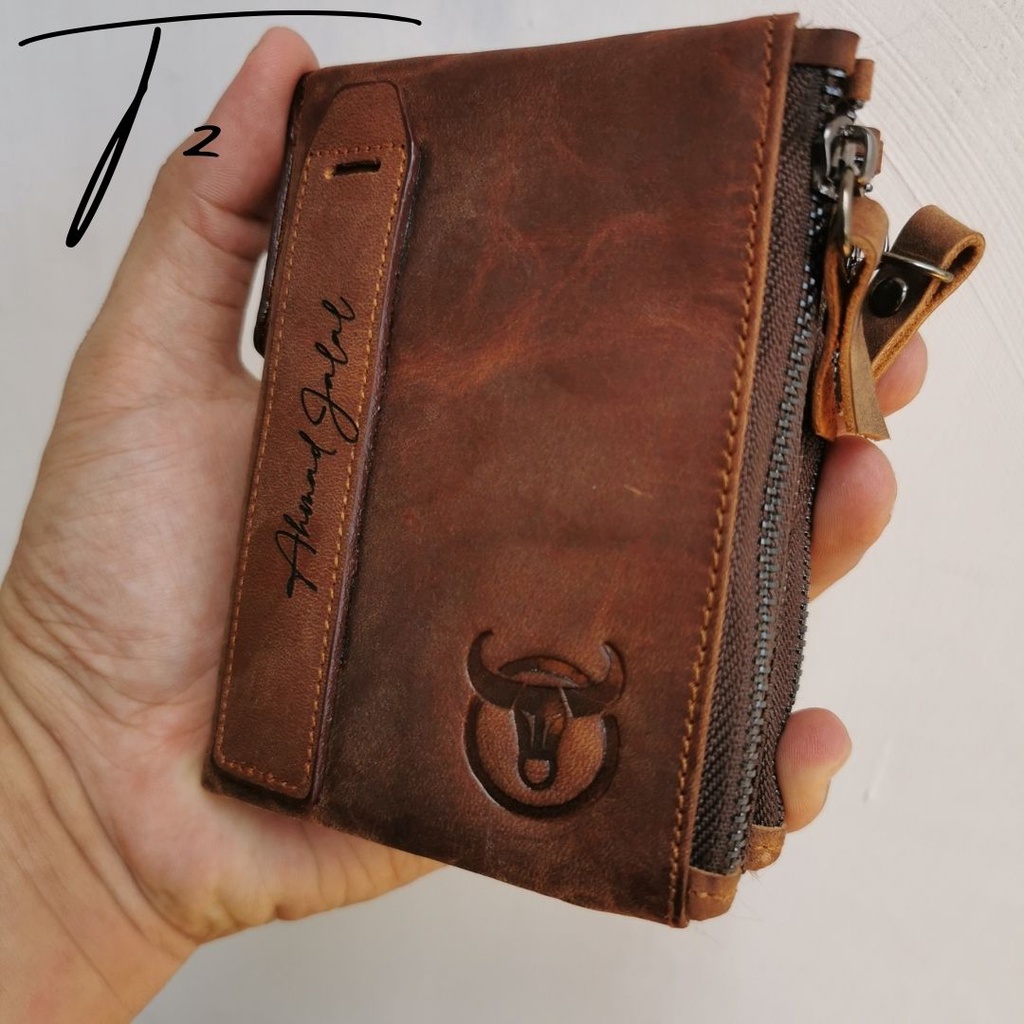 Dompet Kulit Sapi Pendek Bull Captain Import