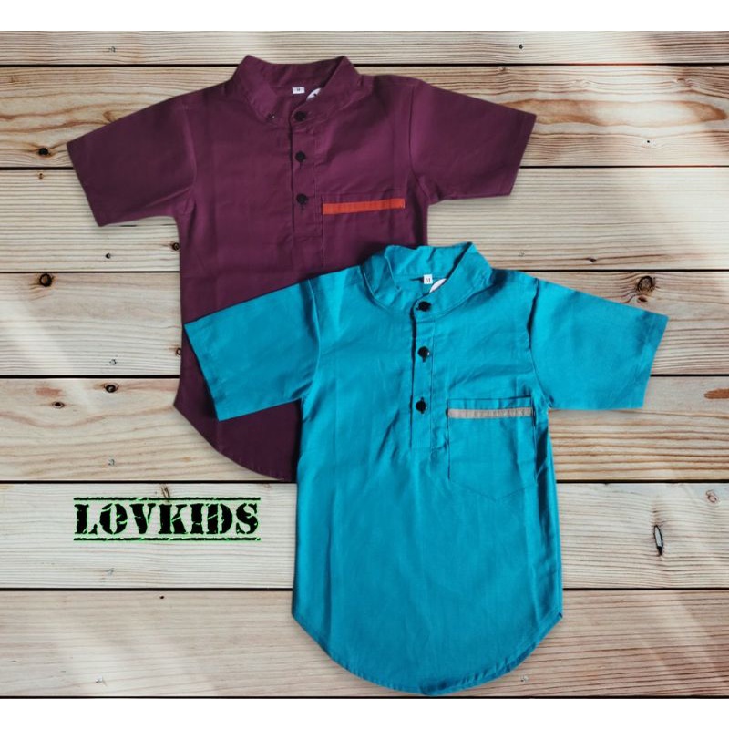 Kurta Anak Baju Muslim Anak Laki-laki 6-10 Tahun