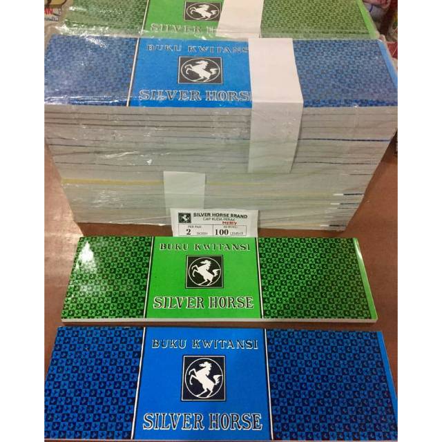 Buku Kwitansi Silver Horse isi 100 lembar / Kuitansi SH100.