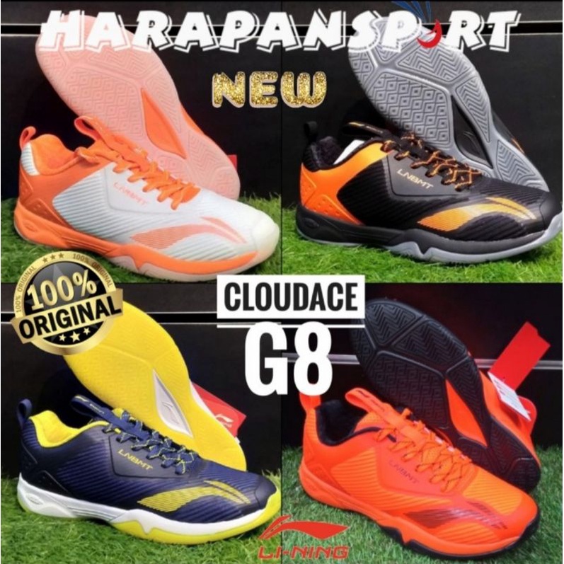 SEPATU BADMINTON LINING CLOUD ACE G8 NEW 2021 ORIGINAL