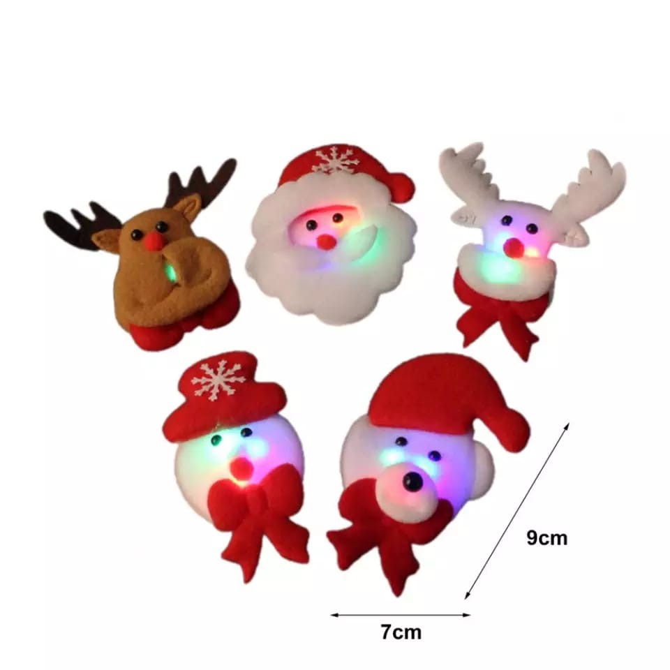 SALE - mrcaisen BROS NATAL Pin Tas Christmas Series Lucu Bros Pin Hijab Pins Badge Edisi Natal Cute Deer Santa