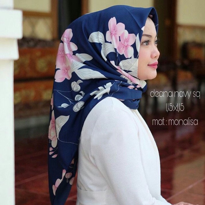 Jilbab Segitiga Instan motif monalisa hijab instan motif segitiga monalisa grosir termurah Safa Hijab