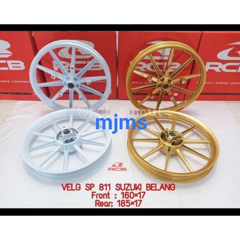 Velg RCB Sp811 Satria Fu palang 10Velg racing Satria Fu RCB sp811 ukuran 160 185 ring 17