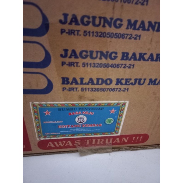 

bumbu penyedap bintang kembar 1 bal