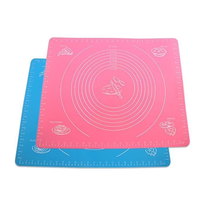 SHOPELLO - [MEDIUM 50x40cm] Alas adonan kue Silicone Mat Alas Adonan Kue Silikon