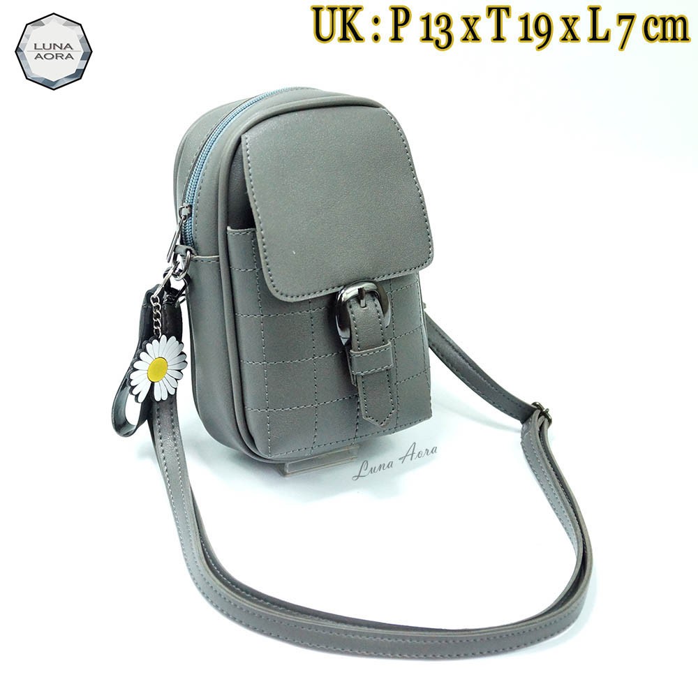 Luna Aura Tas Selempang Pouch Hp Wanita Gesper Nekkel 2540 Slingbag wanita OOTD Tas wanita Terlaris