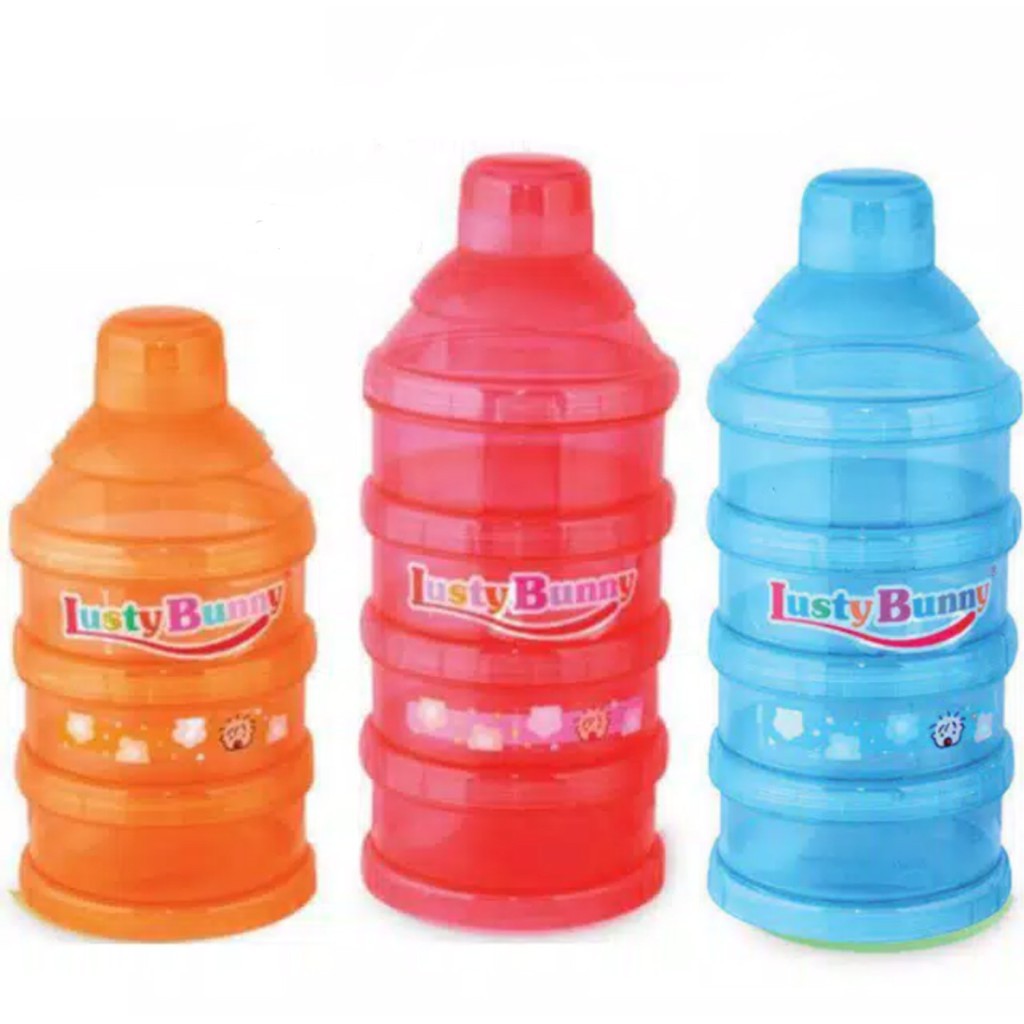 LUSTY BUNNY - MILK POWDER CONTAINER / TEMPAT SUSU BUBUK (SUSUN KEATAS) / TB 1523 &amp; 1524