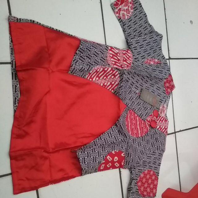 Nasya Atasan Blouse Kebaya Batik Wanita Bhn Katun Batik M - L