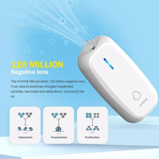 Kalung Air Purifier Aviche M5 New Upgraded/Kalung Anti Virus Original Zigadias51