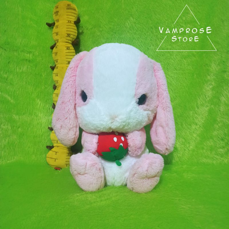 Boneka Loppy/Kelinci Amuse/Amuse/LoppyAmuseFun/Loppy Strawberry Plushie