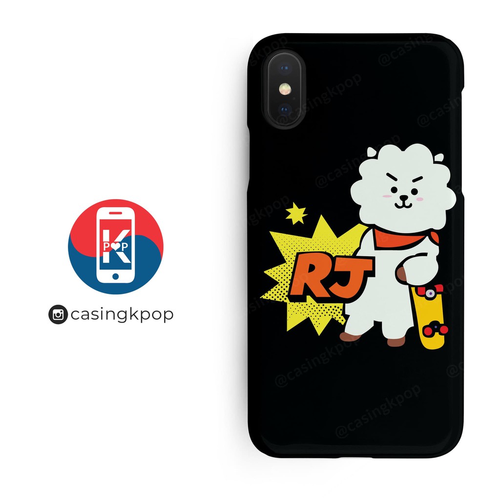 Caseme Casing
 HP HANDPHONE KPOP BT21 RJ STICKER