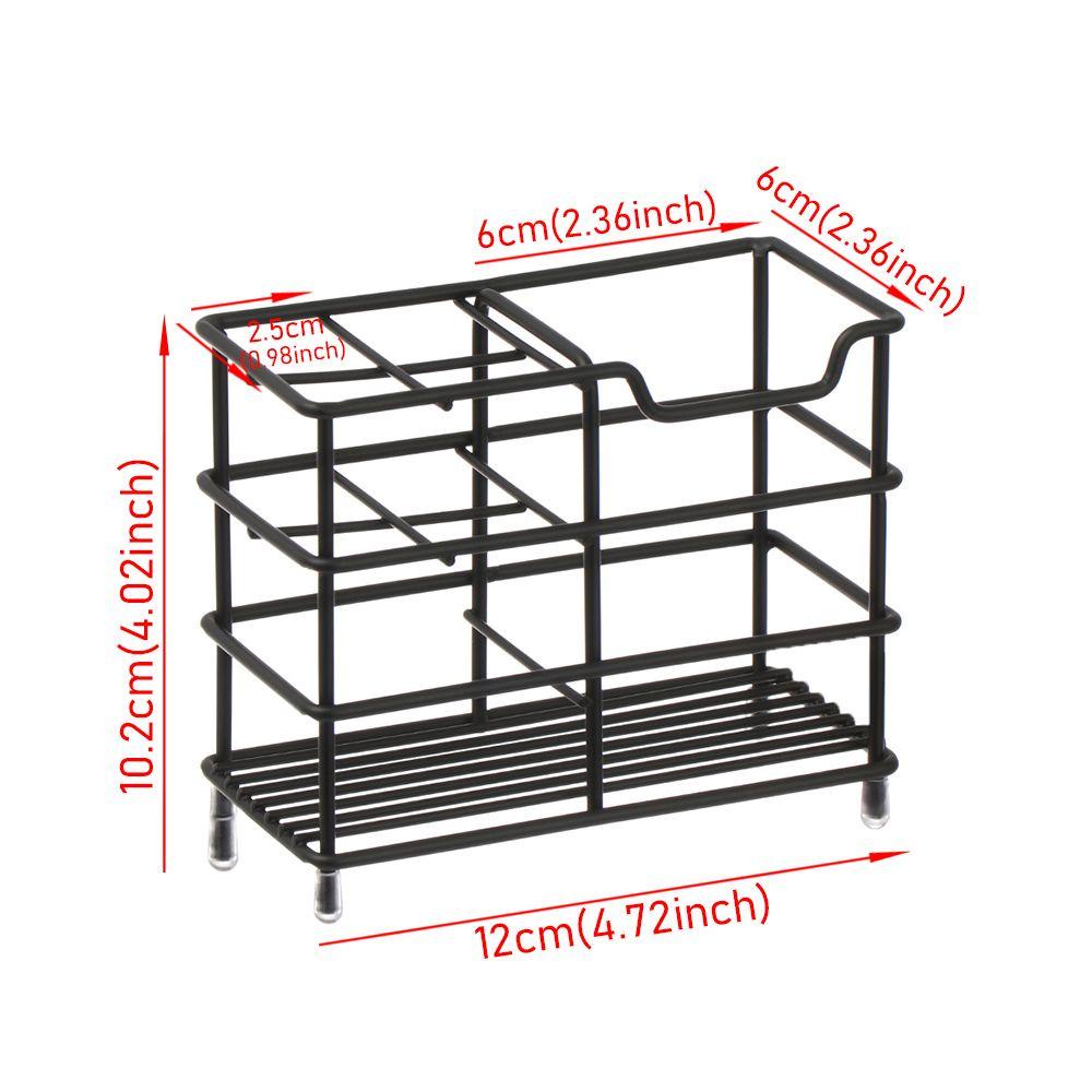 Tempat Sikat Gigi Nanas Multi Fungsi Tahan Karat Kosmetik Susun Stainless Steel Organizer Dapur Berdiri