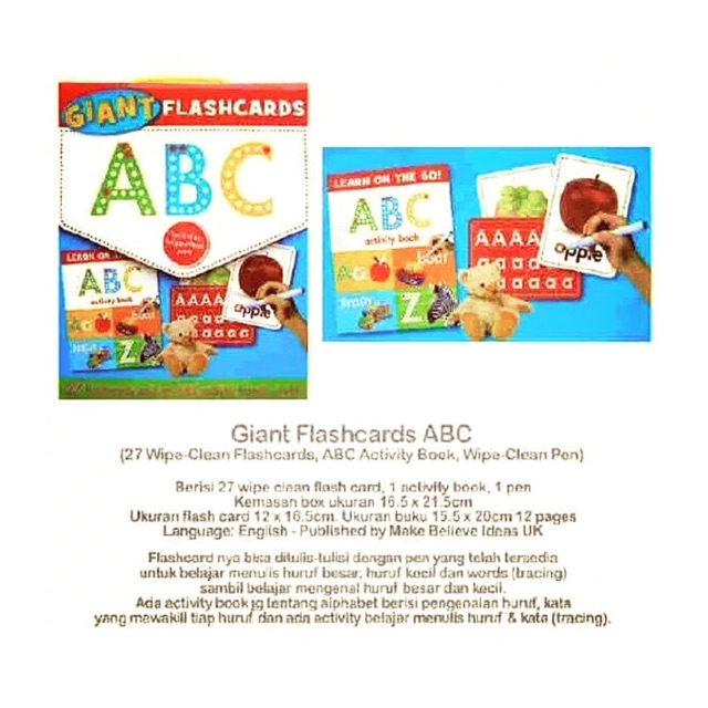 Flash cards/kartu baca bayi/kartu belajar balita