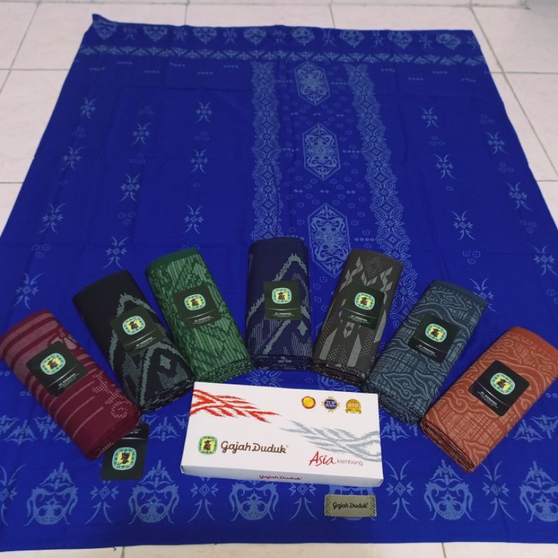 sarung gajah duduk asia motif kembang terbaru