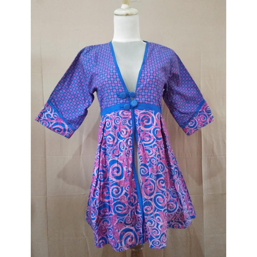 BLAZER BATIK KOMBINASI MOTIF/LONG BATIK