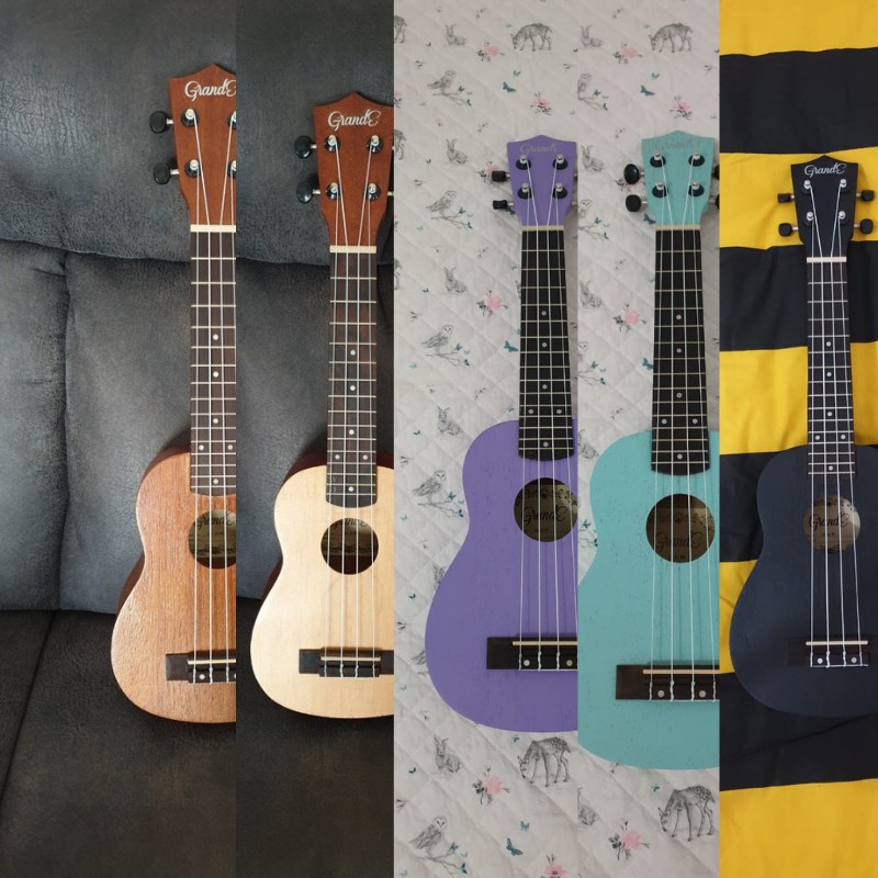 Ukulele Soprano Grande 21&quot; BONUS Sarung + Acc Lainnya Ukelele Sopran