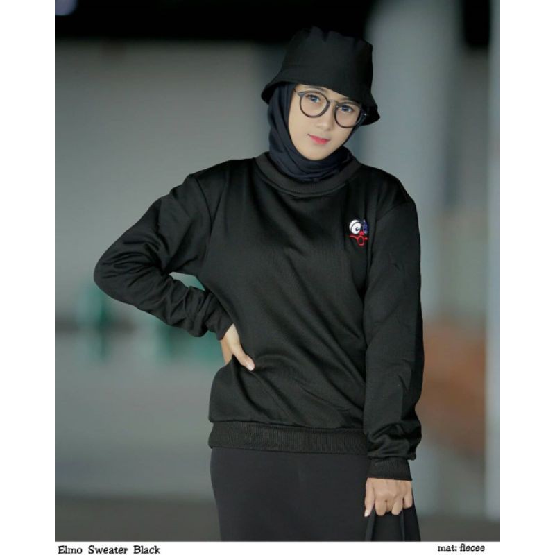 NAZRIL [COD] BASIC SWEATER || SWEATER HOODIE WANITA || JACKET|| CRAWNECK SWEATER || SIZE ( M-L) ES