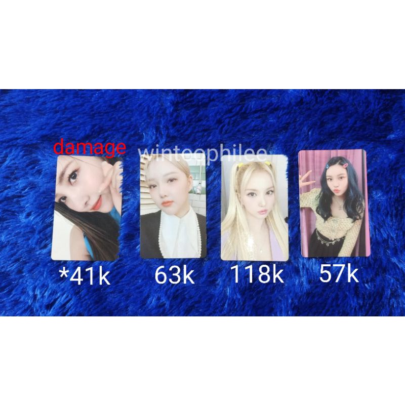 Photocard GFRIEND Sowon Yerin Eunha Umji Fever SOTS WN era