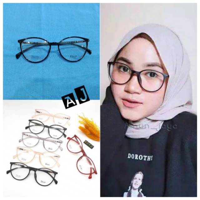 FRAME KACAMATA WANITA OVAL | KACAMATA MINUS | KACAMATA ANTI RADIASI | KACAMATA KECE