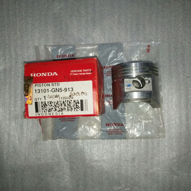 piston seker seher Honda Grand Supra Prima Win oversize standar STD original kode part 13101 GN5 913