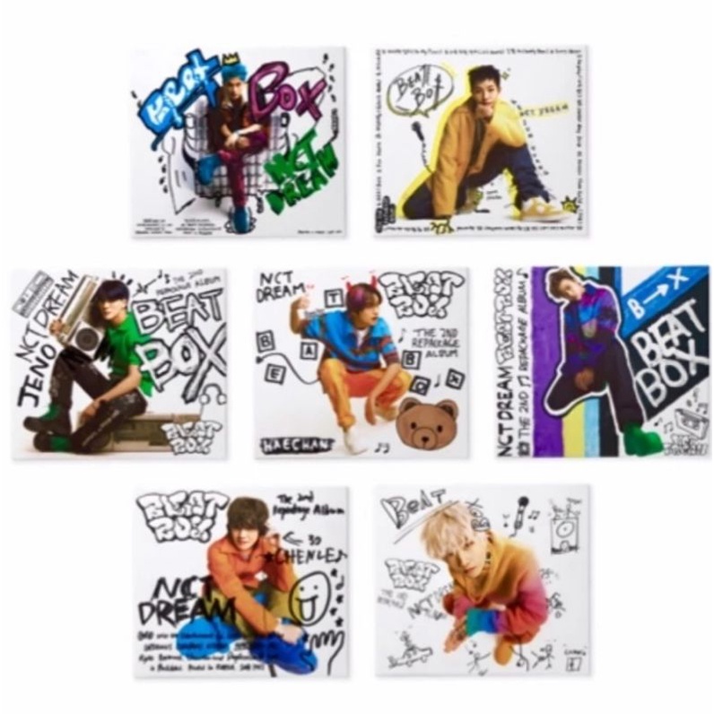 Ready NCT Dream the 2nd Album Repackage Beatbox (Digipack Ver) & Glitch Mode (No Poster)