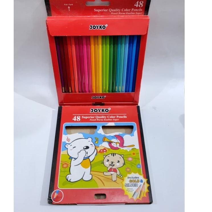 

✓ PENSIL WARNA JOYKO 24 WARNA CP-24PB | 48 WARNA CP-48PB ぁ