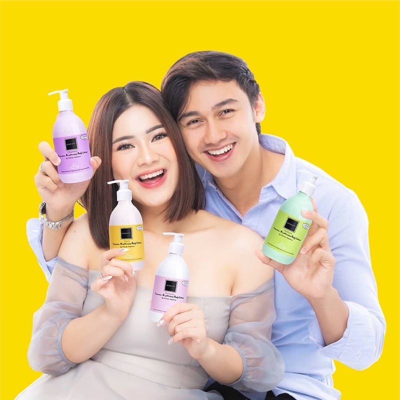 Scarlett Whitening Body Lotion Jolly Freshy Charming Happy