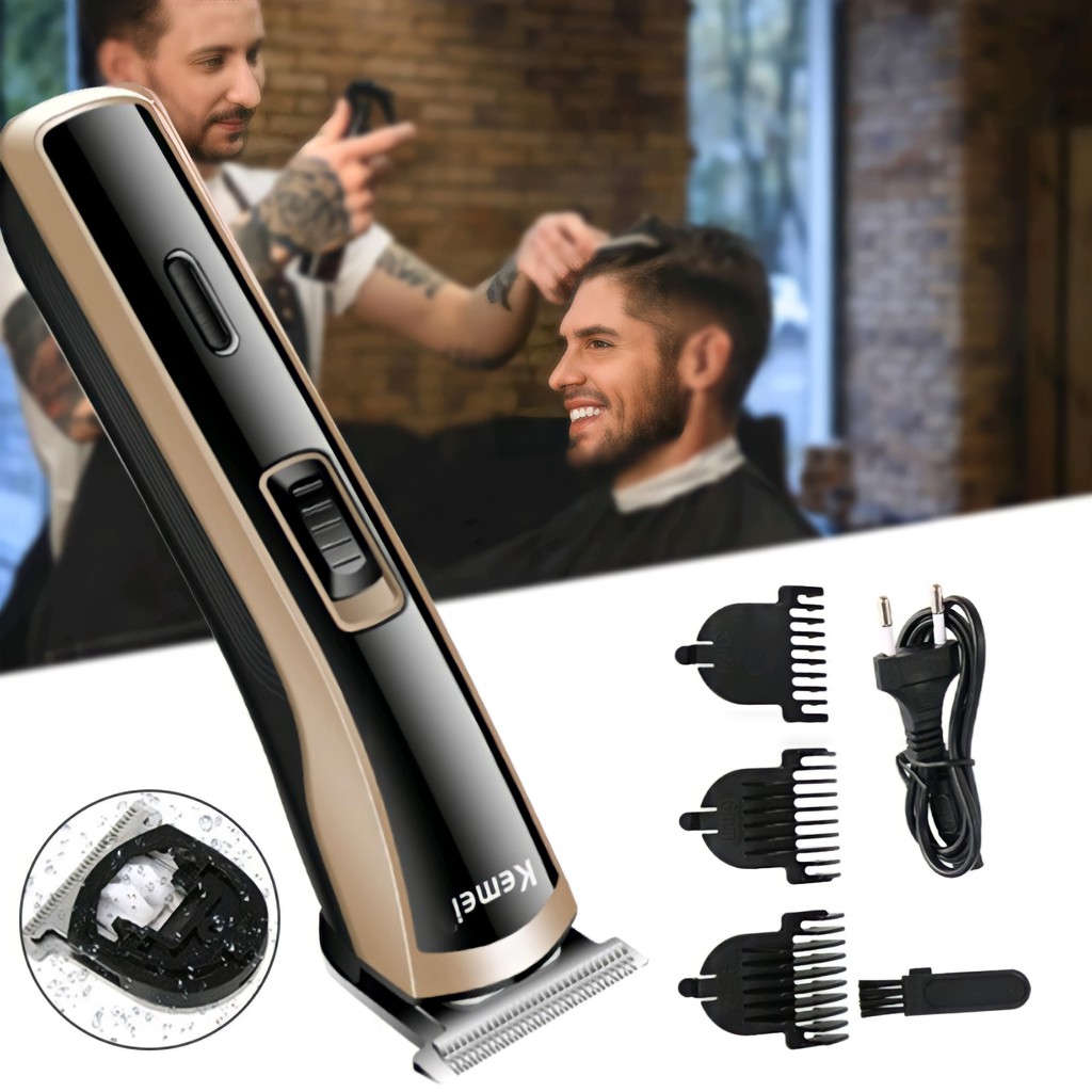 Berkah Oldshop 88 - Kemei Professional Clipper Hair Trimmer KM-418 Alat Cukur Rambut