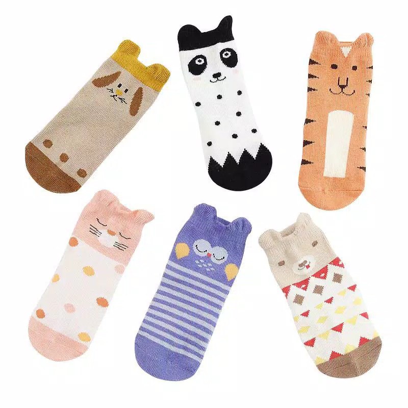 Kaos Kaki Bayi kaos kaki anak Import Tebal lucu Bahan Nyaman dengan anti slip 0-2 thn