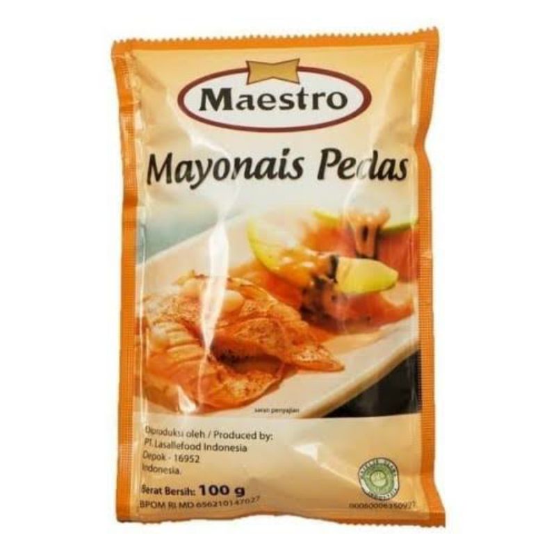 

Maestro Mayonaise Pedas Sachet 100gram