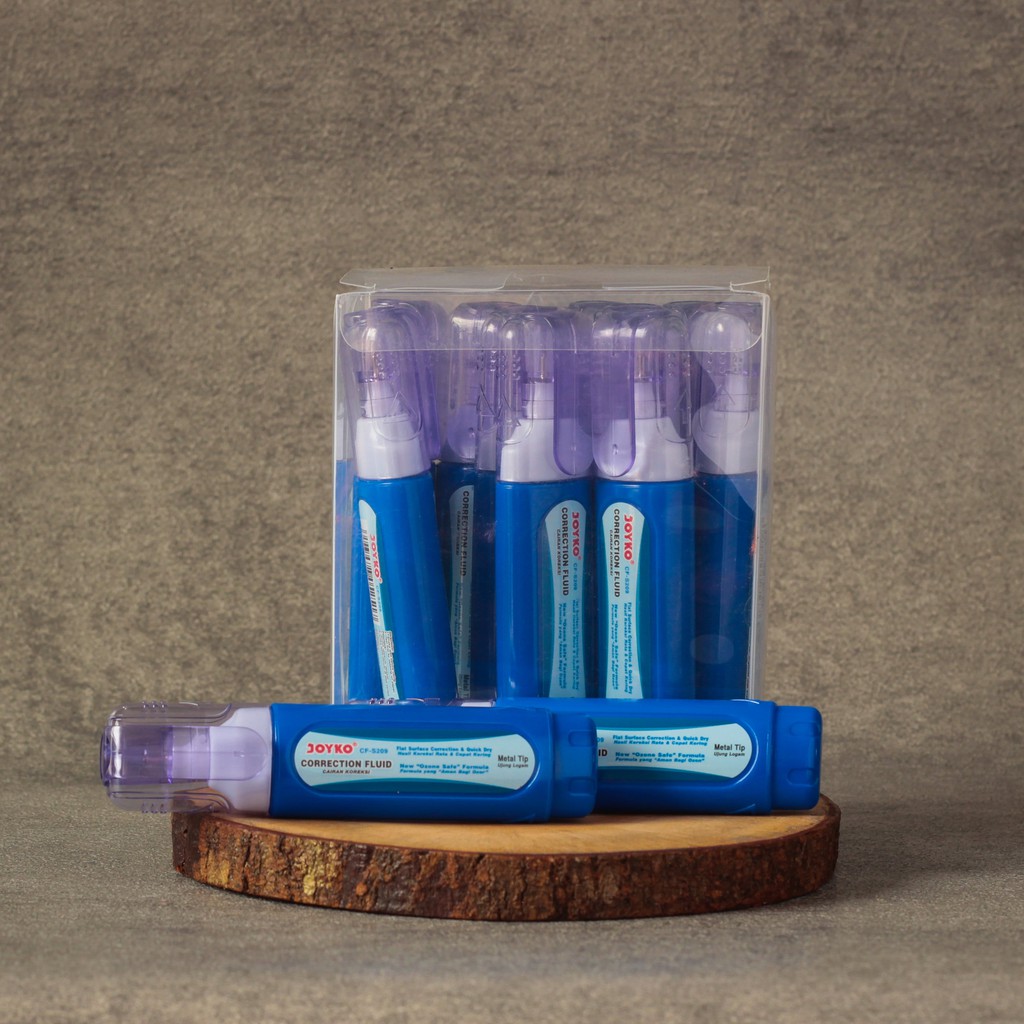 

( 6 Piece) TipEx/Correction Fluid Joyko Biru