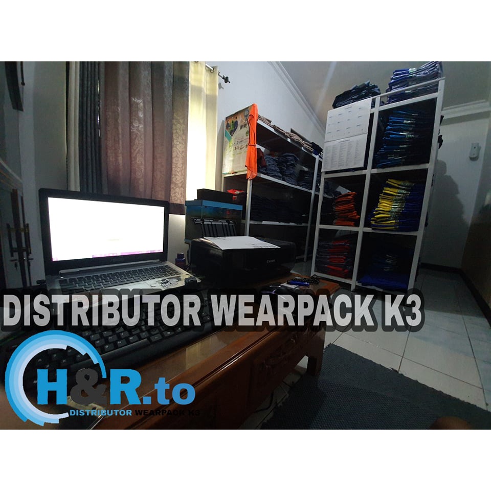 wearpack atasan/kemeja safety dongker orange