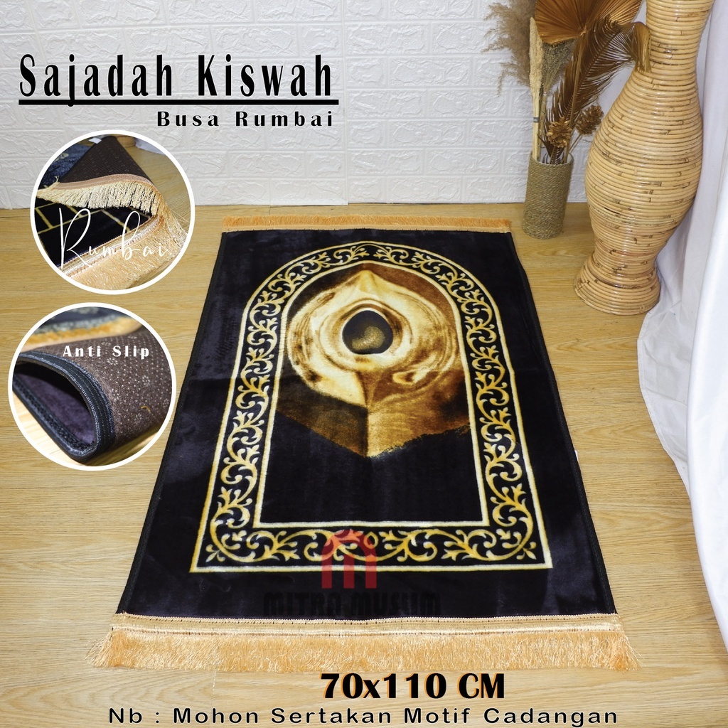 SAJADAH TURKI BULU UK 75 X 120 CM ANTI SLIP