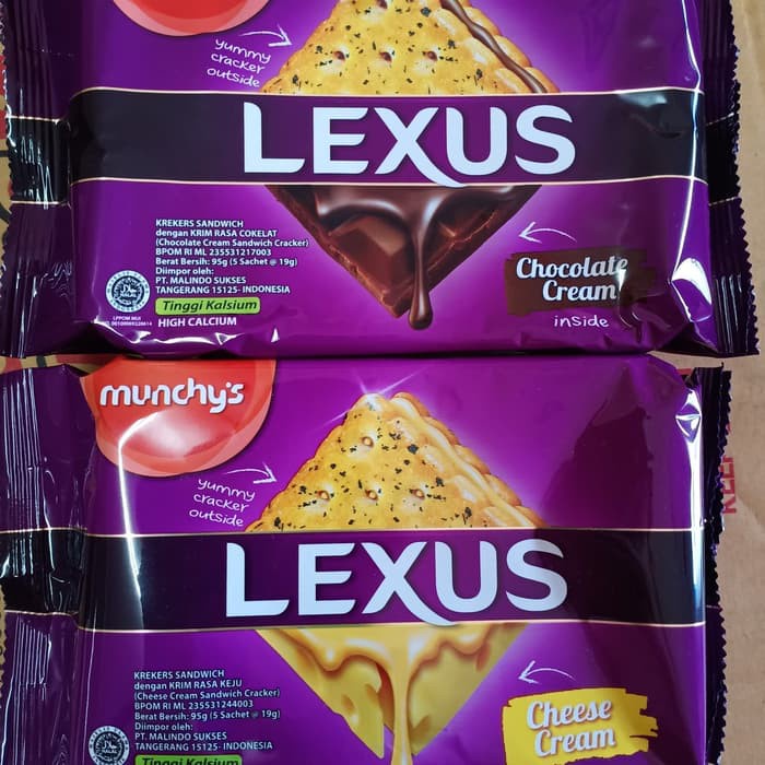 Jual Lexus Sandwich Cracker Munchys Chocolate Cream Cheese Cream