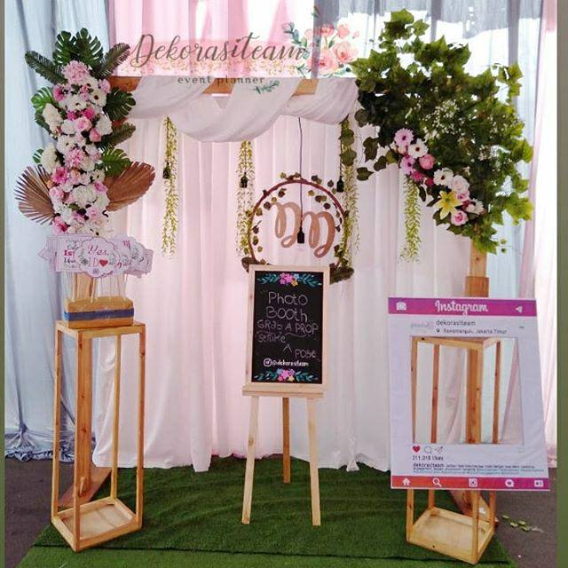  Backdrop lamaran  photobooth backdrop  photobooth 