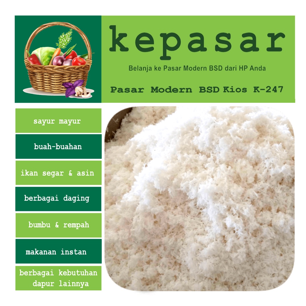 

Kelapa Parut 1 buah