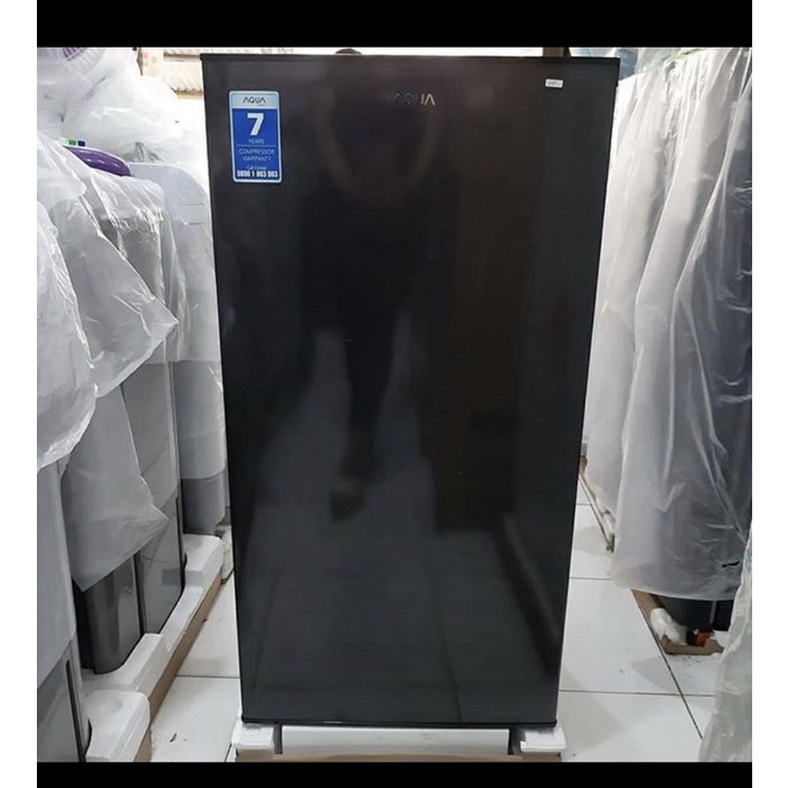 Kulkas 1 Pintu Aqua AQR D181 DS/LS Low Watt 38W 150 Liter Garansi 7 Th