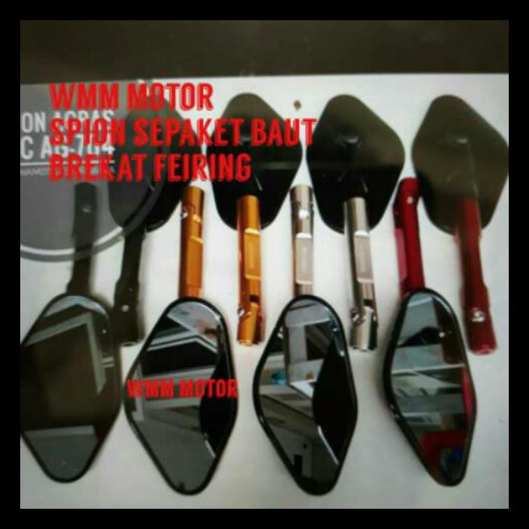 DISKON SPION NEW MODEL RIZOMA DAUN BESAR/SPION TOMOK TANGKAI PANJANG NMAX-PCX 